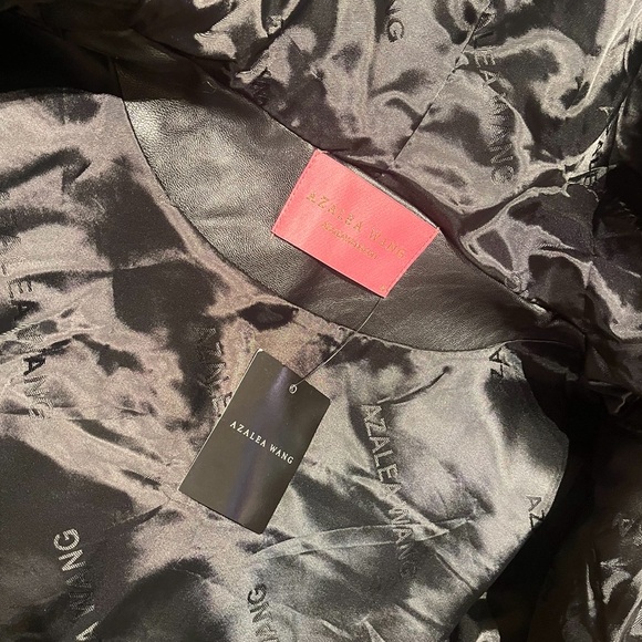 Azalea Wang Felt Bomber Jacket - Picture 4 of 6